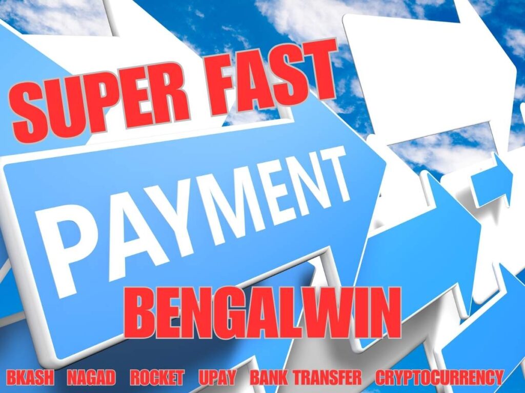 Bengalwin Payment Method: Bkash, Nagad, Rocket, Upay, Bank Transfer, Cryptocurrency