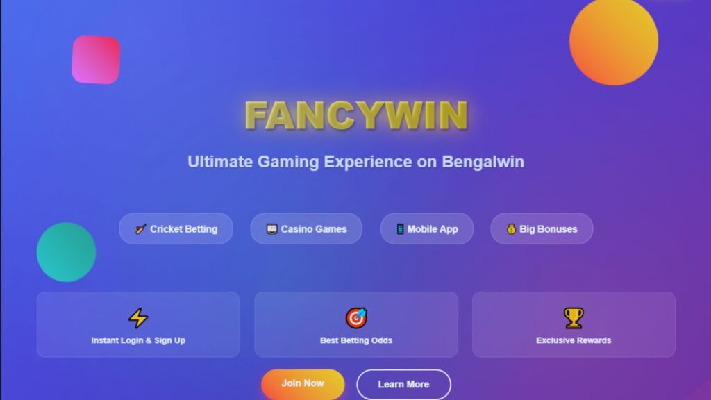 Fancywin Casino on Bengalwin: Your Ultimate Guide to Bangladesh's Premier Gaming Experience in 2025 2 Fancywin Casino 2025