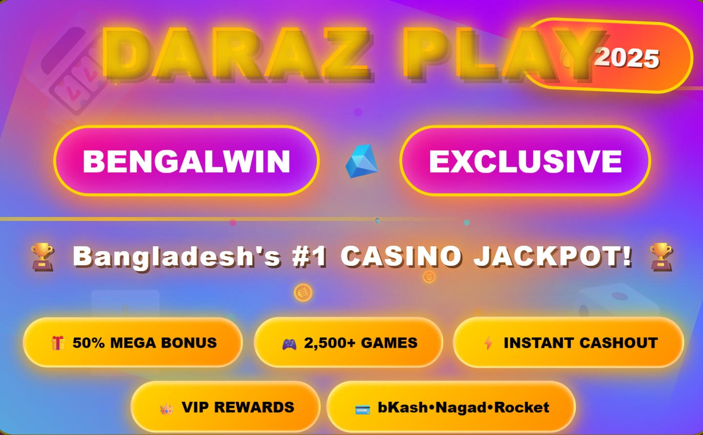Daraz Play Casino: Play Live Games & Earn Massive Bonuses! 1 Daraz Play Casino 2025