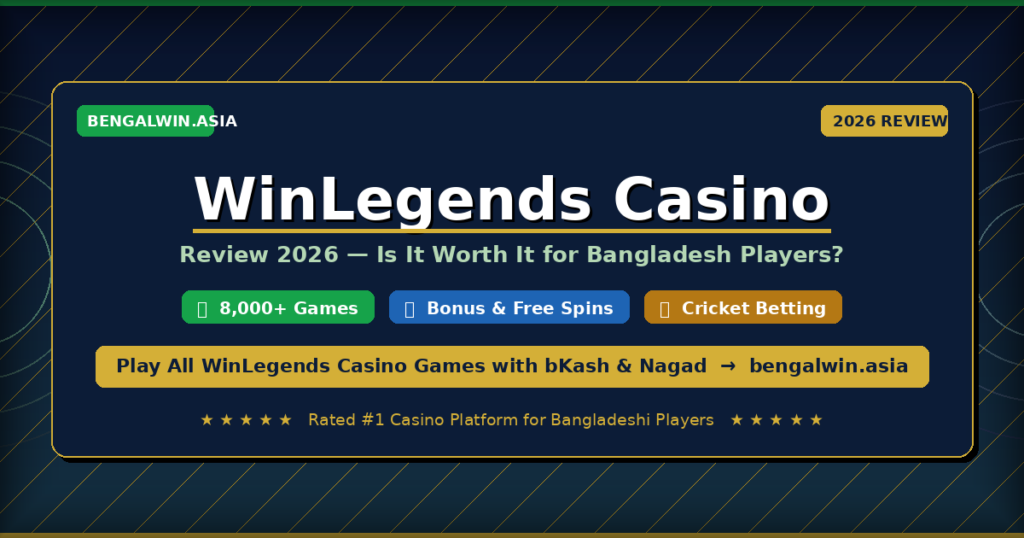 WinLegends Casino 2026: Top Games & Huge Bonuses to Win Big 2 WinLegends Casino 2026